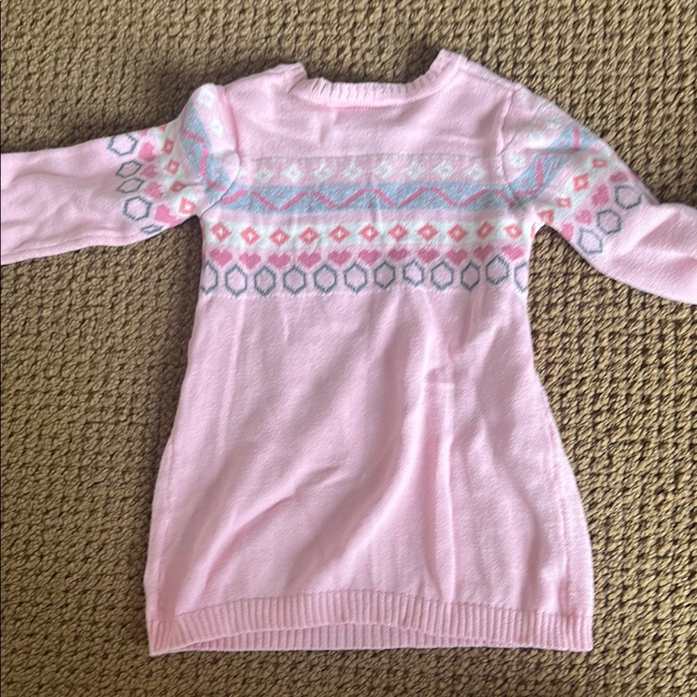 Pink Patterned Sweater - Picture 3 of 4